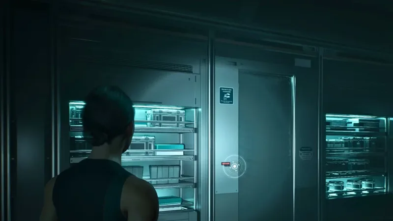Onde encontrar o código do armário no episódio 3 de Directive 8020