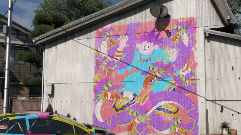 Onde encontrar e fotografar o mural Wakana Yamazaki em Forza Horizon 6