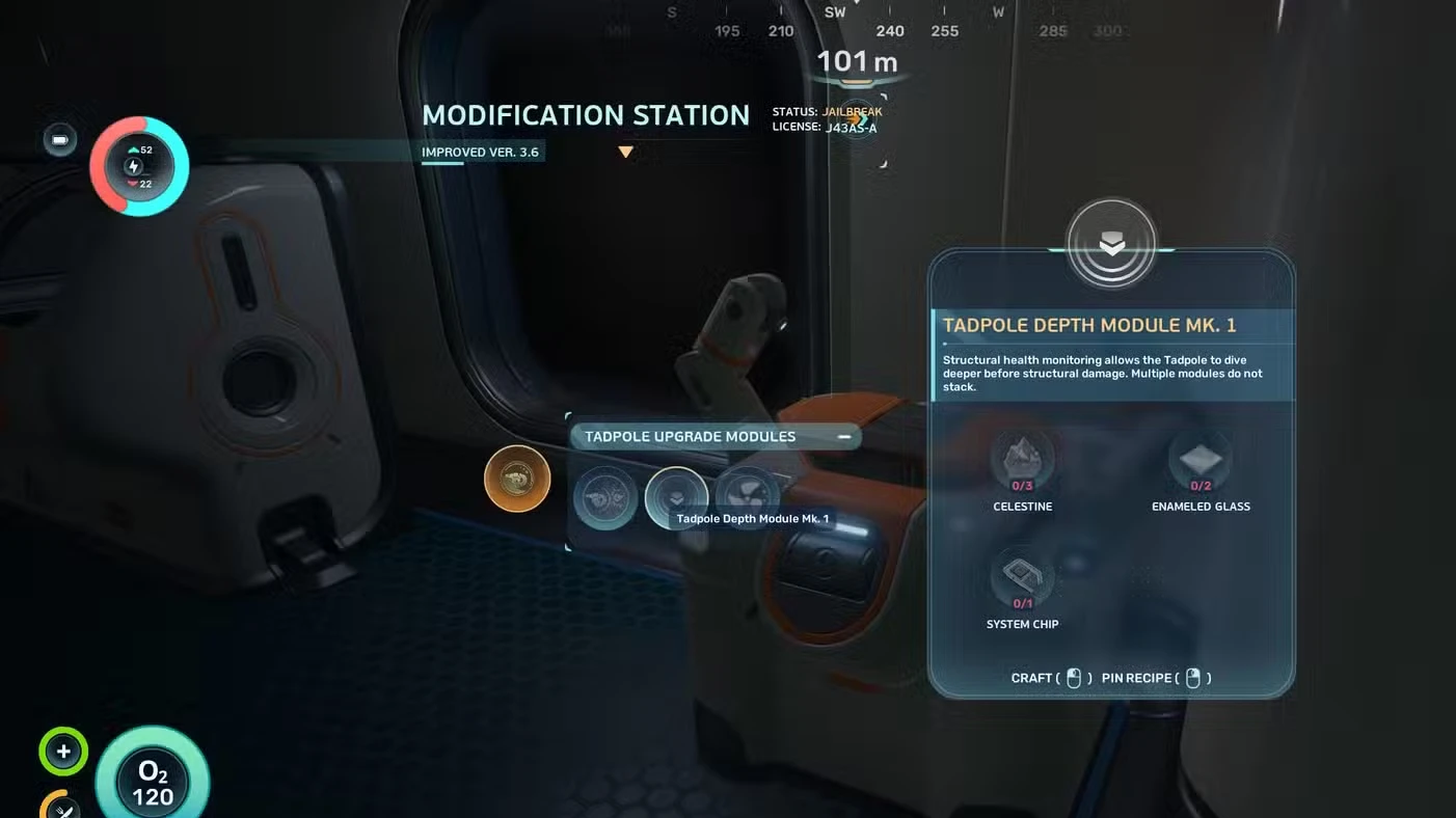 How to get a depth module tadpole upgrade in Subnautica 2