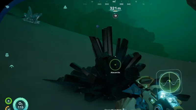 Onde encontrar atacamite e para que serve em Subnautica 2