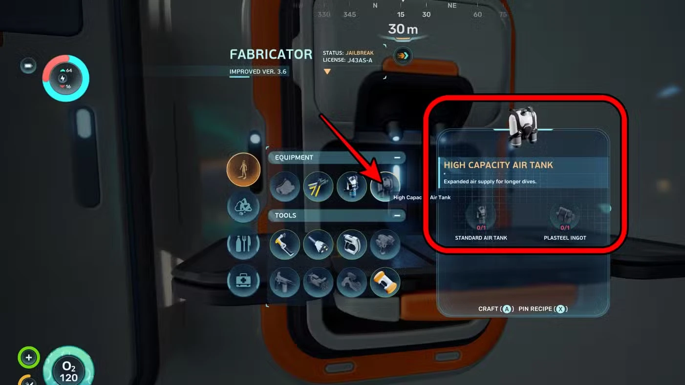 How to Get the High Capacity Air Tank Upgrade Blueprint in Subnautica 2