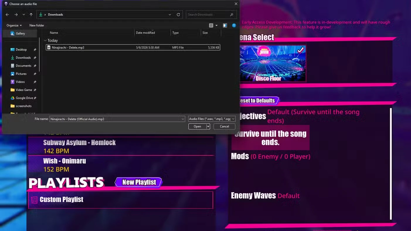 How to Import Custom Songs in Dead as Disco (PC & Steam Deck)