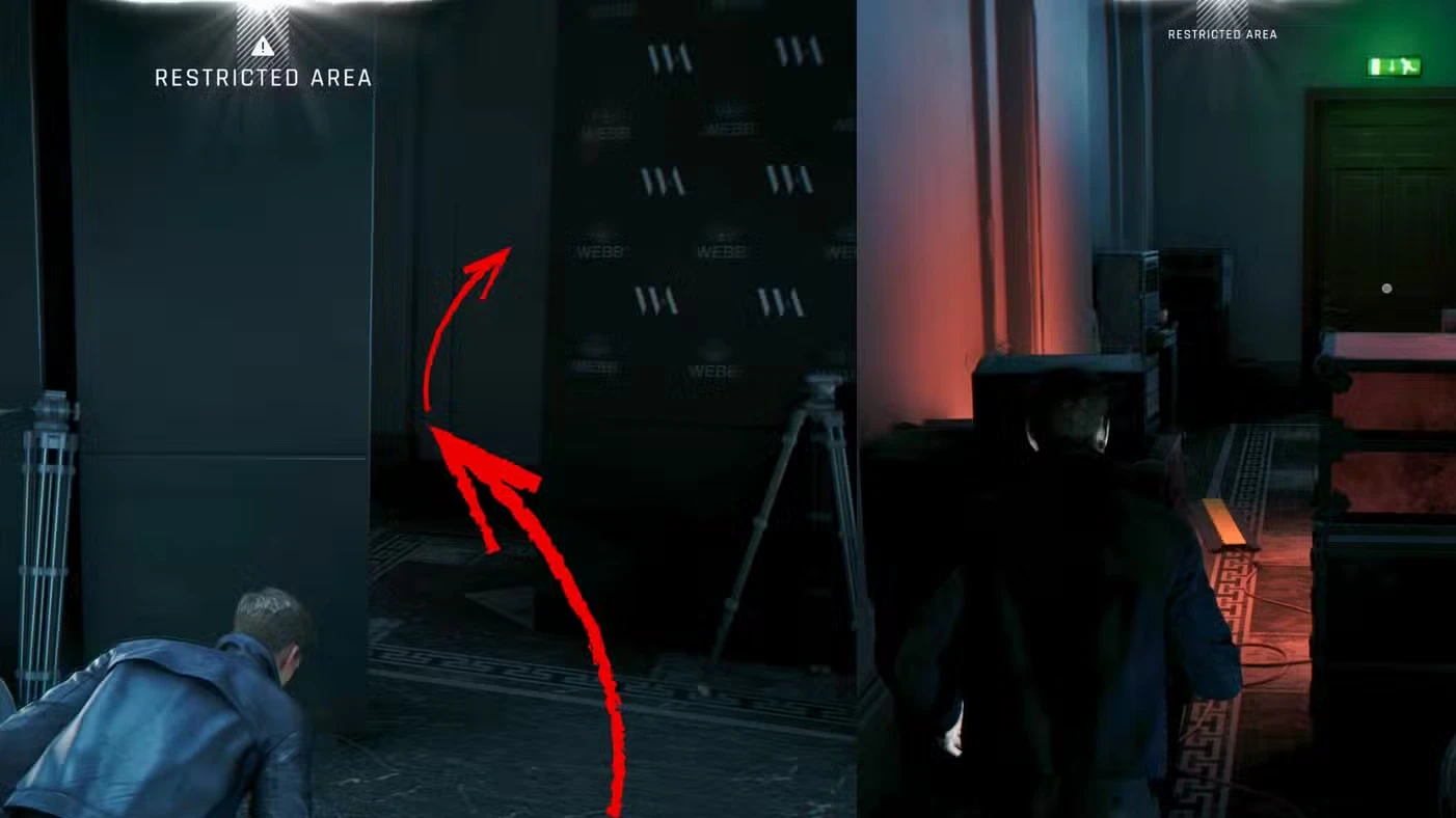 How to Use Press Room Backstage Door (Behind the Scenes) in 007 First Light
