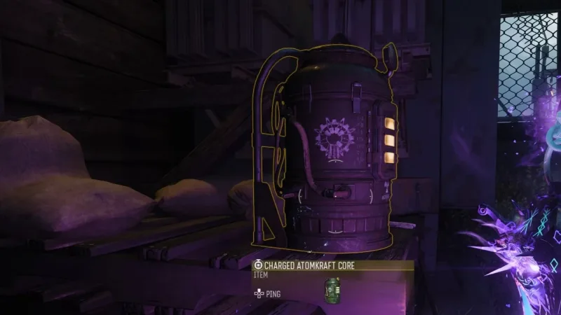 Uso do Atomkraft Core em Totenreich no Zombies de Black Ops 7