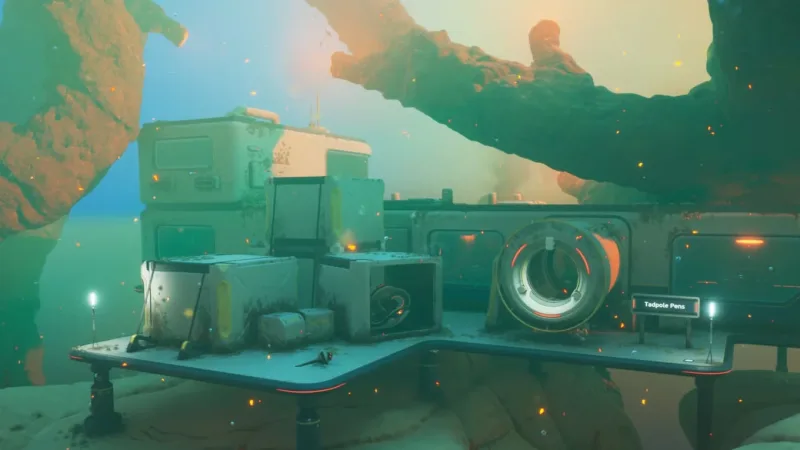 Investigar os Tanques de Girino em Subnautica 2: roteiro e keycode