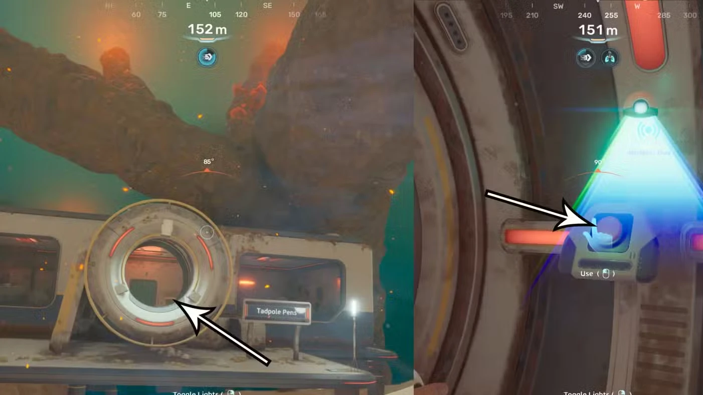 'Investigate the Tadpole Pens' walkthrough in Subnautica 2