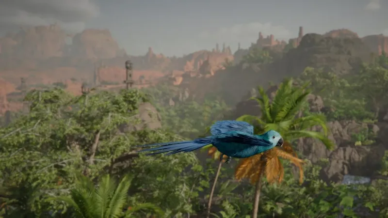 Arara-azul lendária em Crimson Desert: localização e captura