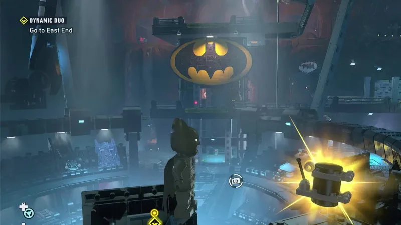 Localização dos Minikits e WayneTech Caches na Batcaverna de LEGO Batman