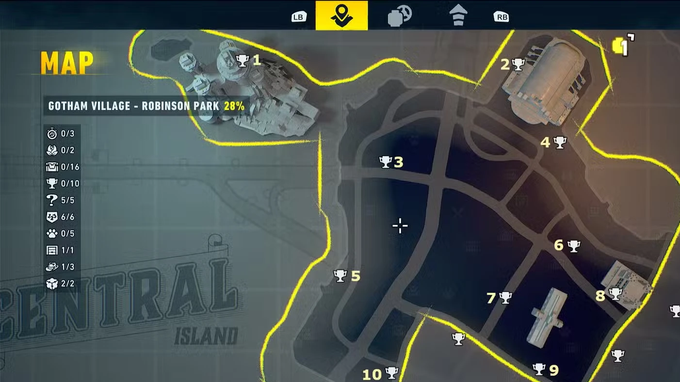 LEGO Batman Legacy of the Dark Knight Batcave Trophy Locations