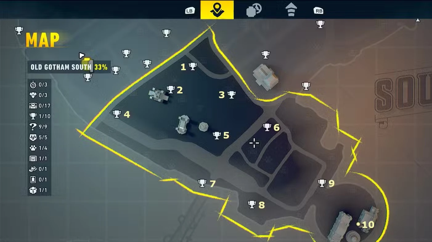 LEGO Batman Legacy of the Dark Knight Batcave Trophy Locations