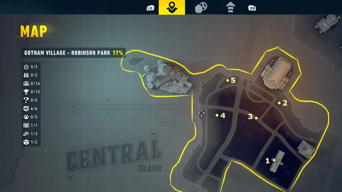 LEGO Batman Legacy of the Dark Knight Bat-Symbol Locations