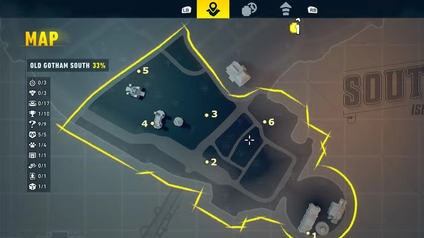 LEGO Batman Legacy of the Dark Knight Bat-Symbol Locations