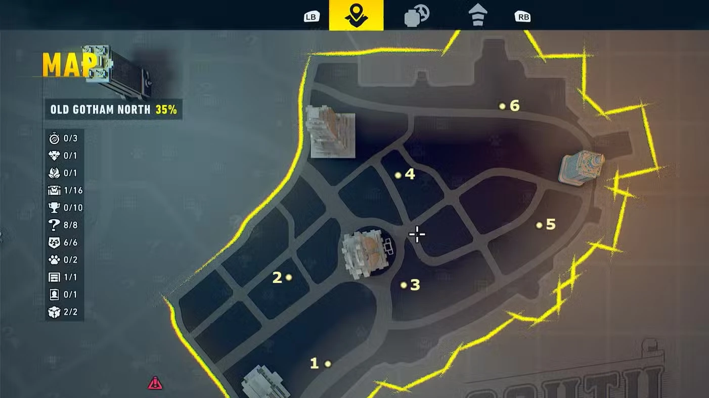 LEGO Batman Legacy of the Dark Knight Bat-Symbol Locations