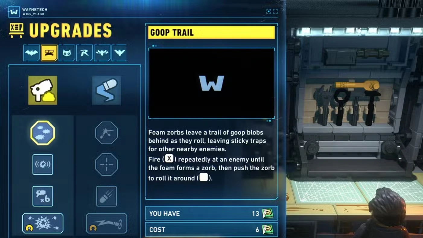 LEGO Batman Legacy of the Dark Knight Progression: Skills & Upgrades