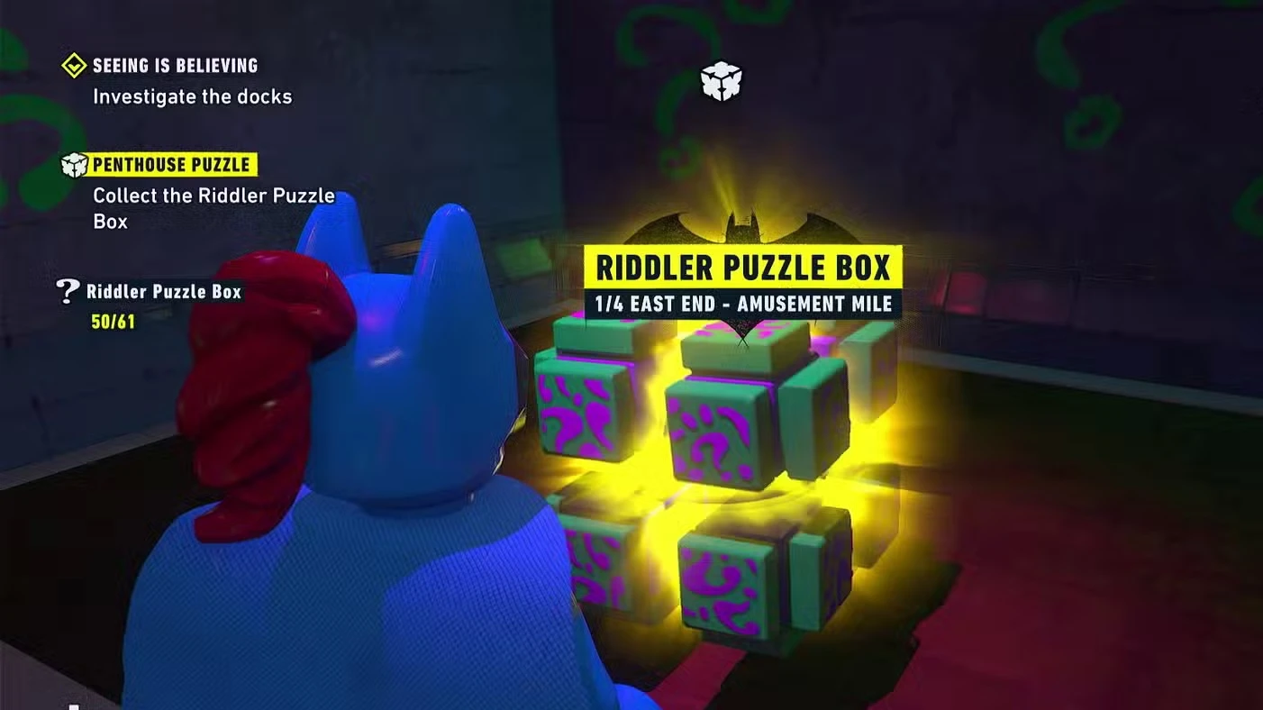 LEGO Batman Legacy of the Dark Knight Riddler Puzzles
