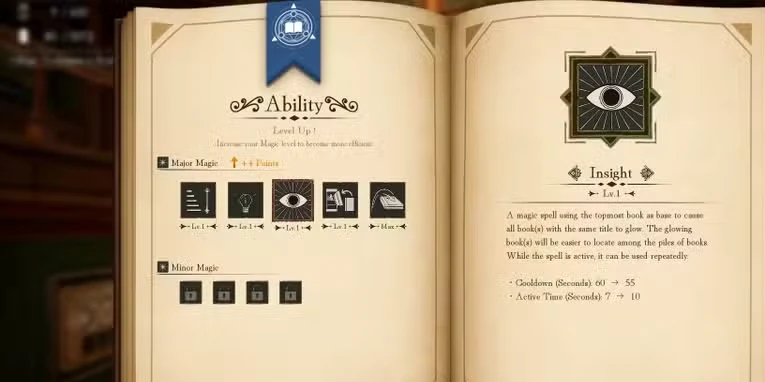 Librarian Tidy Up the Arcane Library Major Magic Upgrade Order
