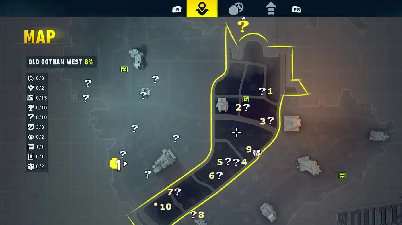 Old Gotham West Riddler Puzzle Locations & Solutions