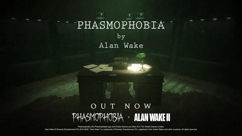 Phasmophobia lança evento surpresa com crossover de Alan Wake 2