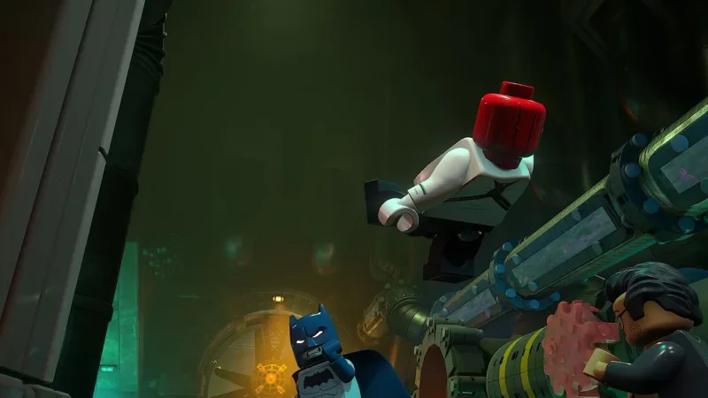 Onde encontrar o red brick na missão Red Hood Gang em Lego Batman: Legacy of the Dark Knight