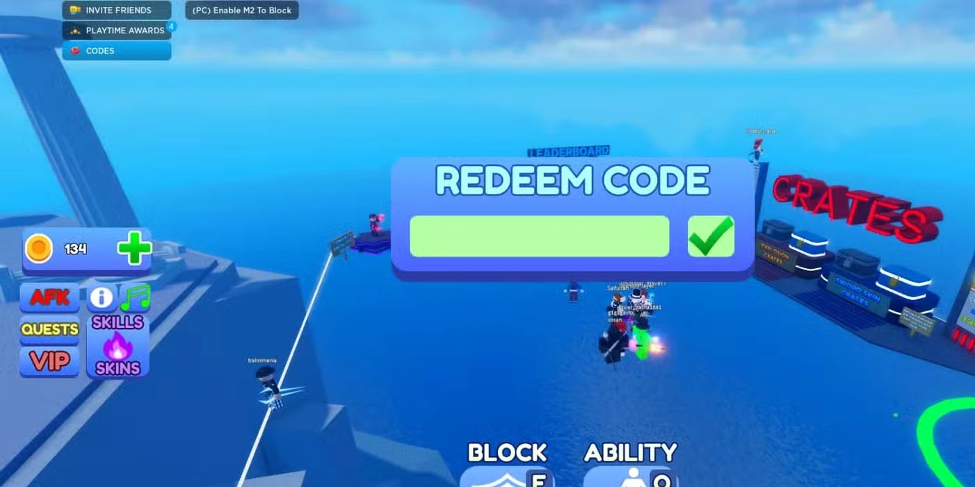 Roblox: Blade Ball Codes