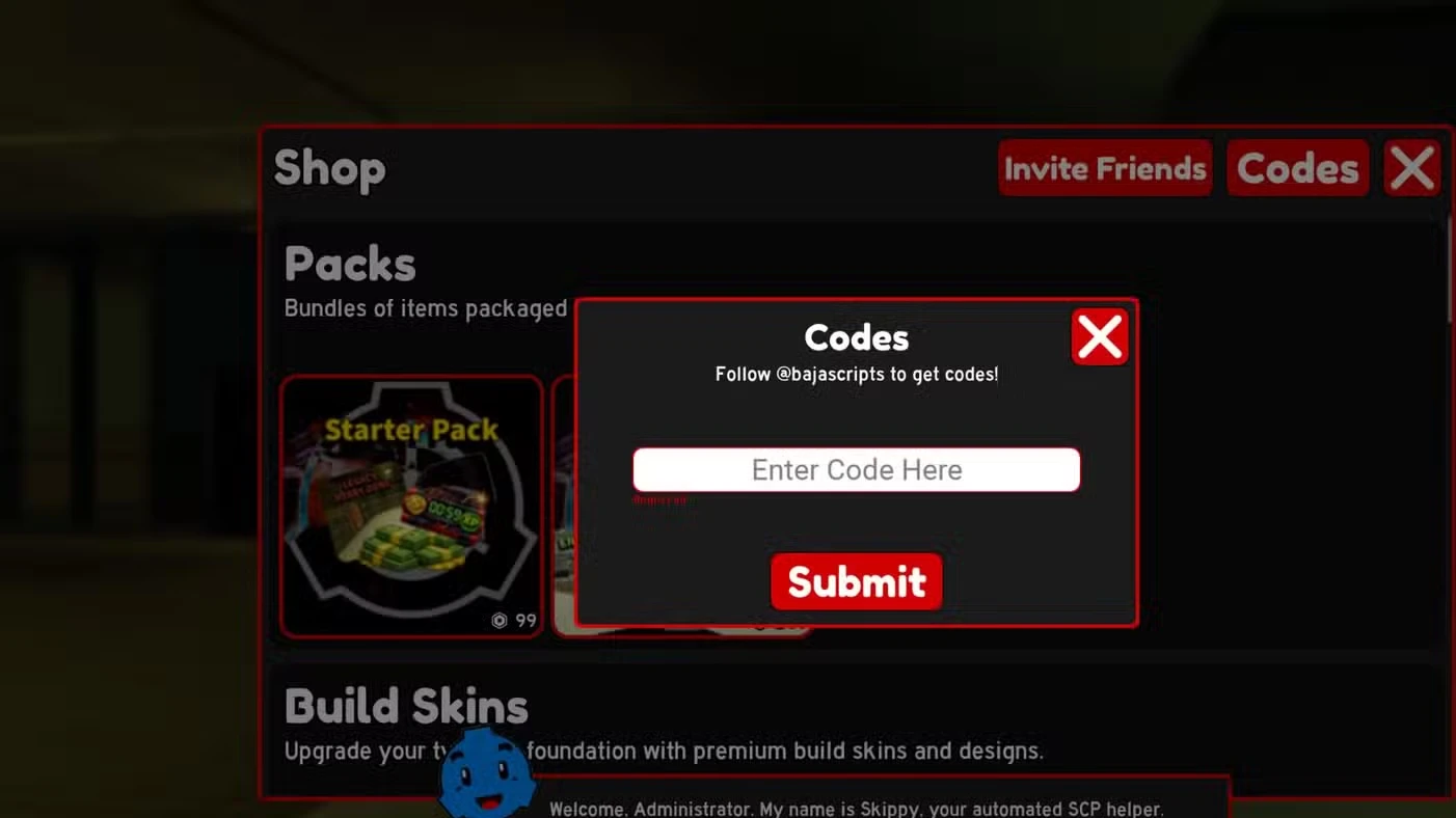 Roblox SCP Architect X Codes