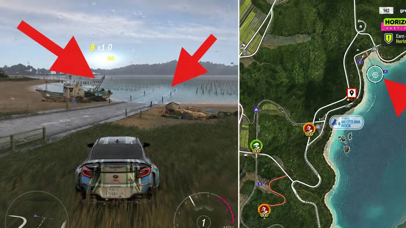 Seaweed Farm Location in Forza Horizon 6 (Under the Sea Challenge)