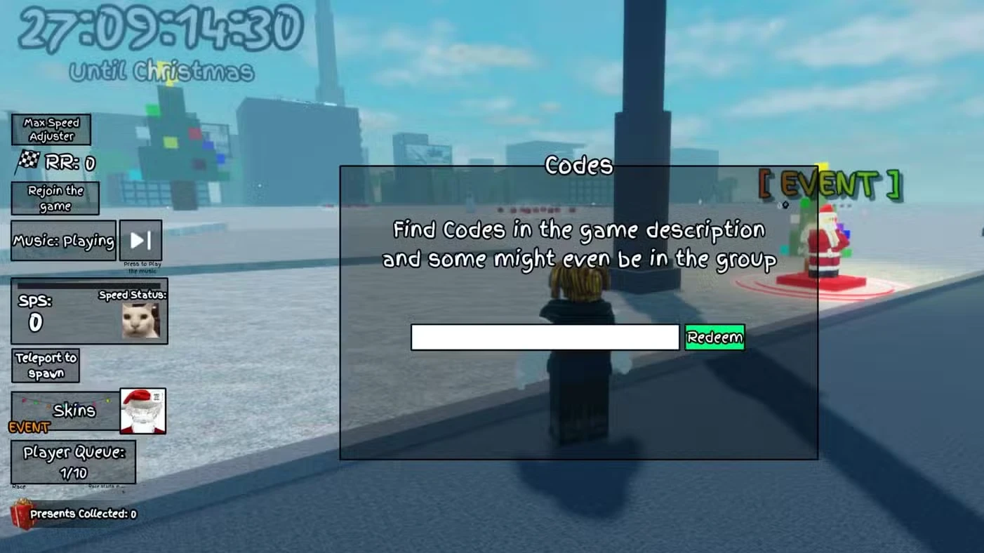 Speedsters Sandbox Roblox Codes