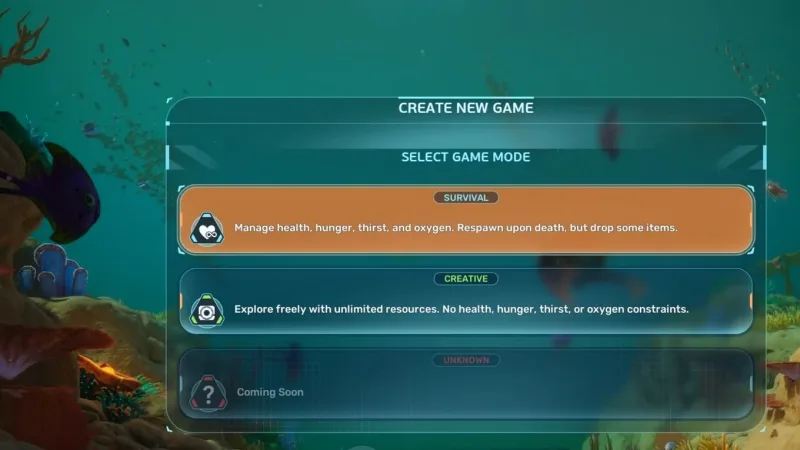 Subnautica 2: sobrevivência ou criativo?
