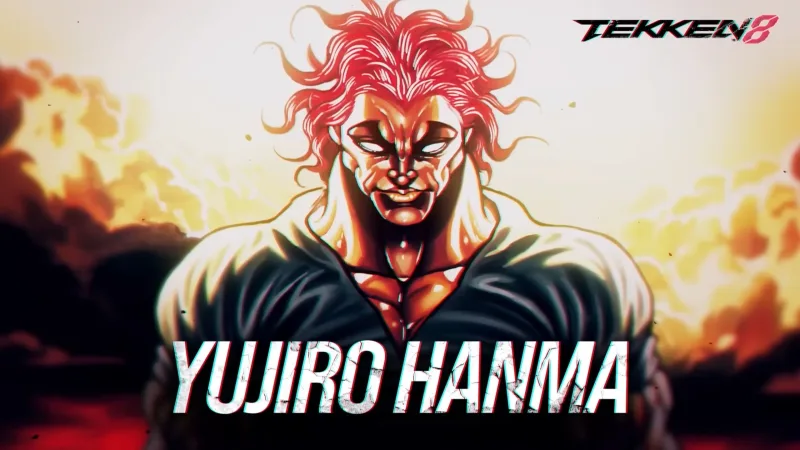 Yujiro Hanma, de Baki, entra no elenco de Tekken 8 na Season Pass 4