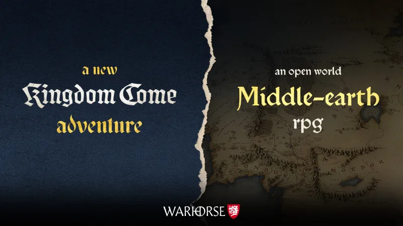 Warhorse Studios anuncia RPG mundo aberto em Middle‑earth e nova aventura de Kingdom Come