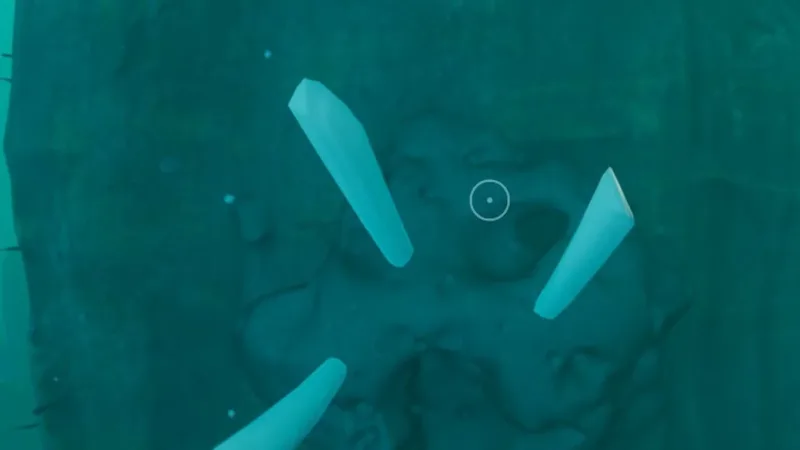 Localização do creature enamel em Subnautica 2