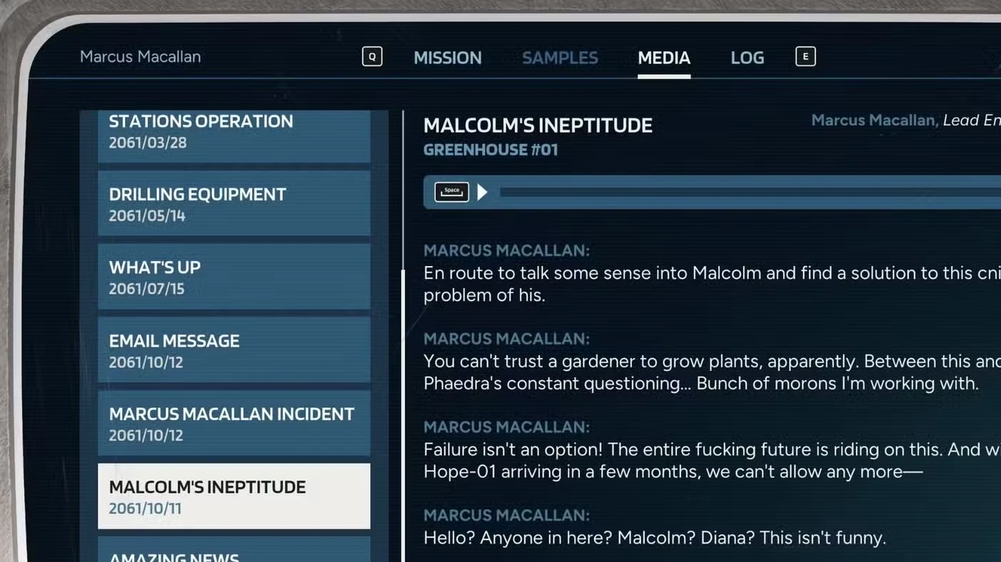 Where to Find Every Audiofile and Datapad in Aphelion