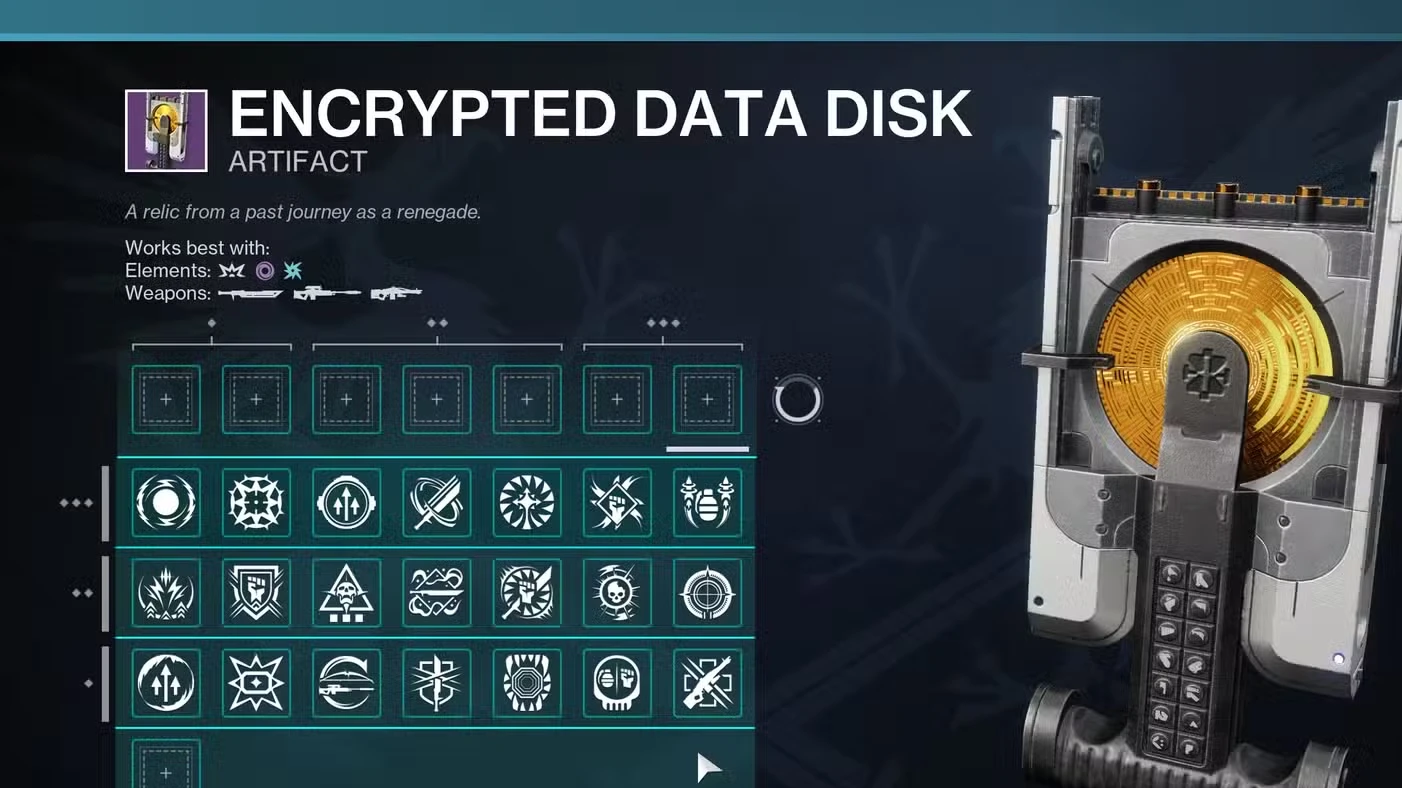 All Artifacts & Perks in Destiny 2