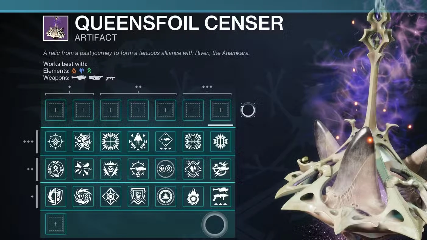 All Artifacts & Perks in Destiny 2