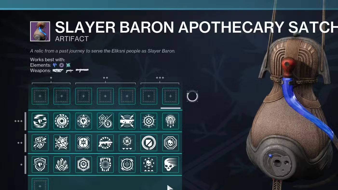 All Artifacts & Perks in Destiny 2