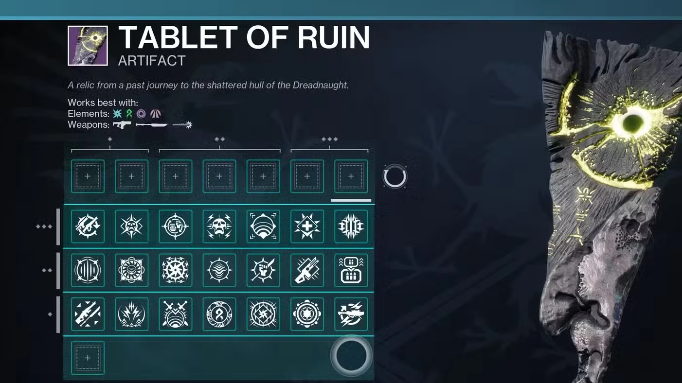 All Artifacts & Perks in Destiny 2