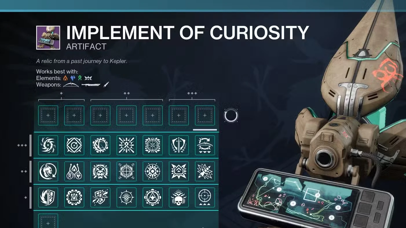 All Artifacts & Perks in Destiny 2