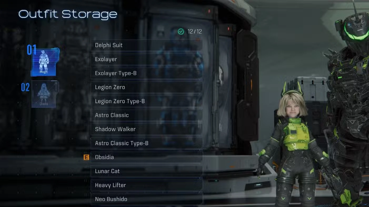 All Costumes and Outfits in Pragmata