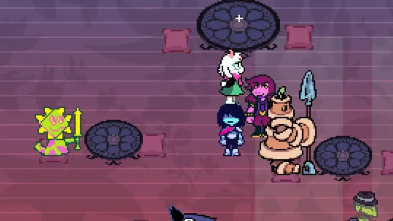 Todos os recrutas do Capítulo 5 de Deltarune