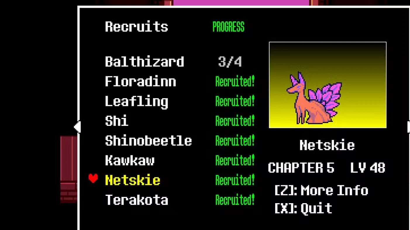 All Deltarune Chapter 5 Recruits