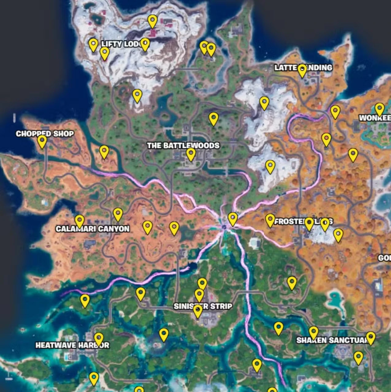 All Sprite Chest Locations in Fortnite