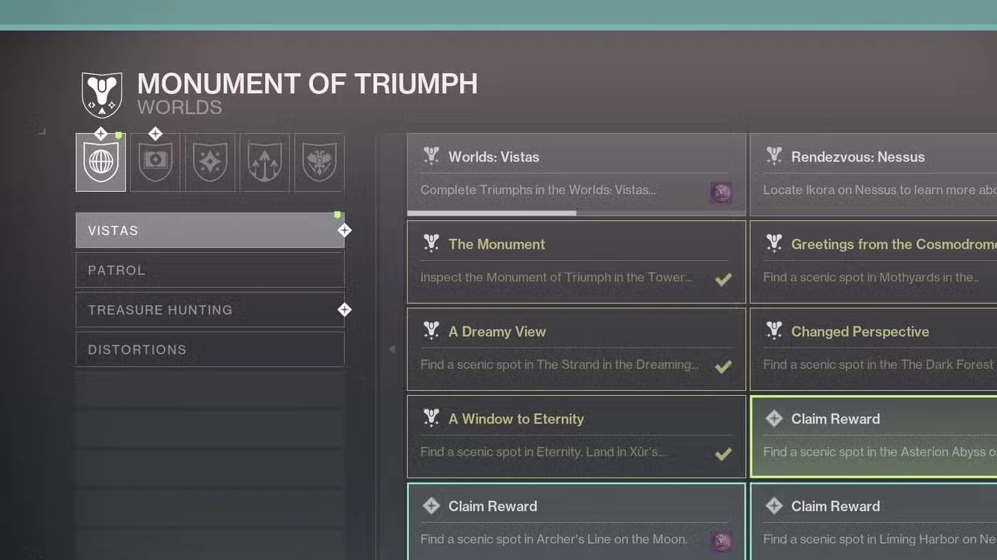 All Vista Locations in Destiny 2 (Monument of Triumphs Challenge)