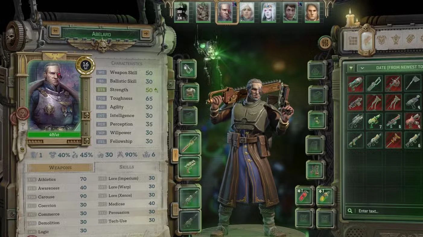 Best Early Game Build for Abelard in Rogue Trader