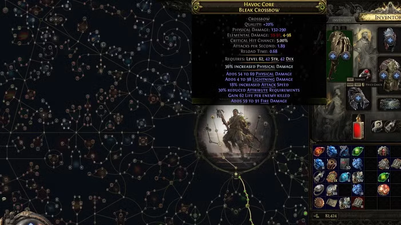 Best Mercenary Explosive Shot Leveling Build in PoE 2