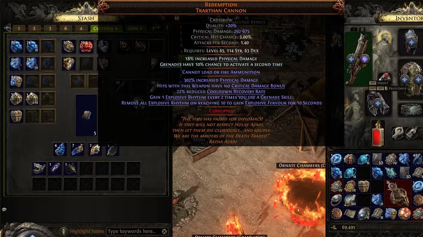Best Mercenary Explosive Shot Leveling Build in PoE 2