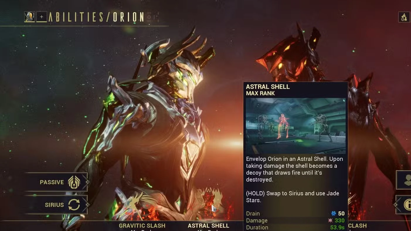 Best Sirius & Orion Nuke Build in Warframe