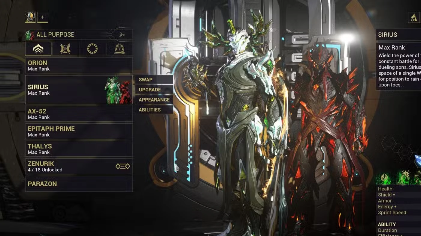 Best Sirius & Orion Nuke Build in Warframe