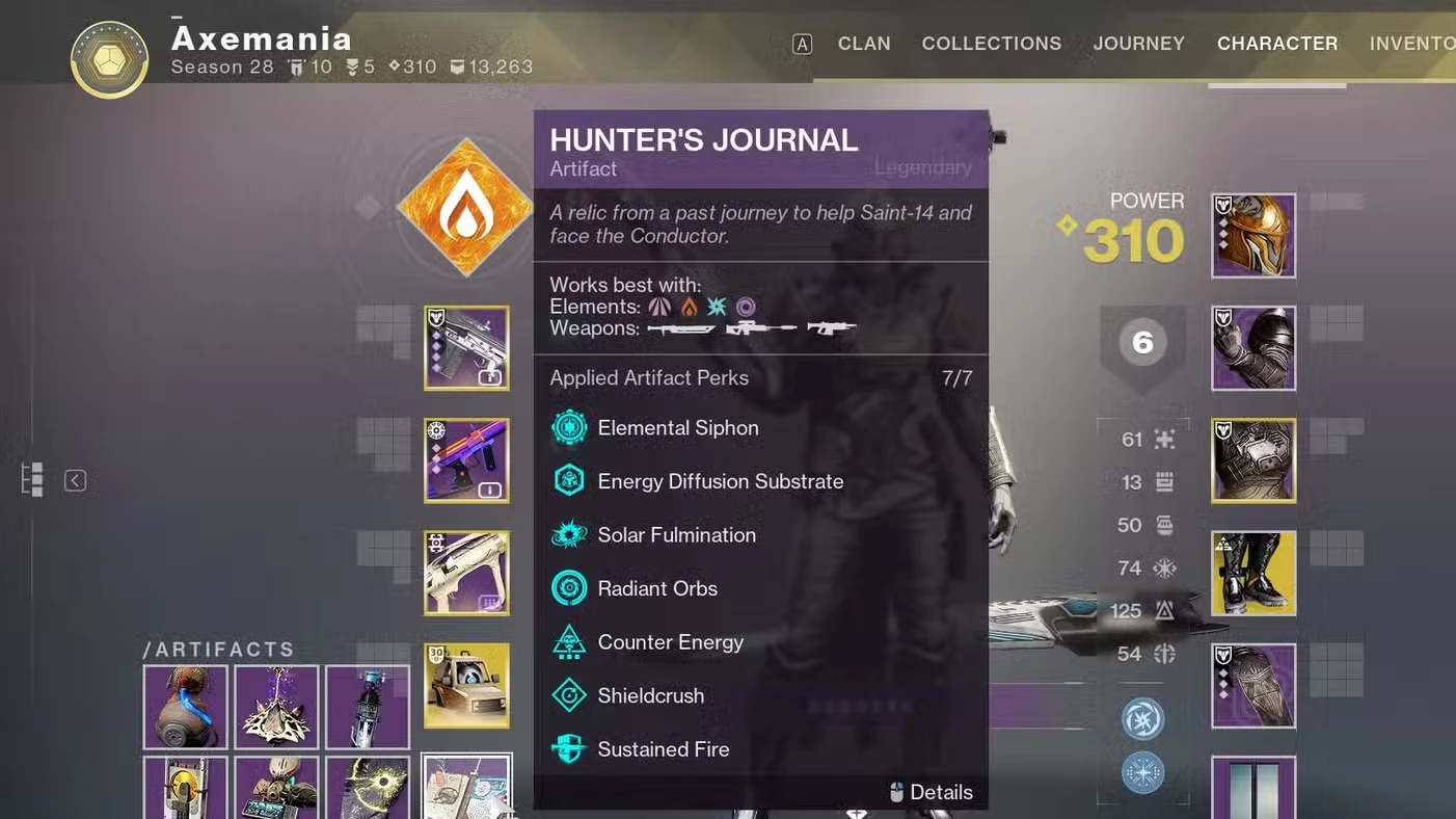 Best Solar Hunter Build in Destiny 2 (Crackshot)
