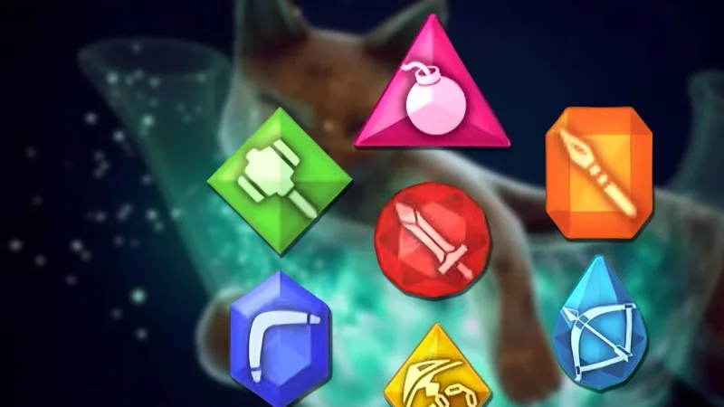 Melhores configurações de Magicite por arma em The Adventures of Elliot