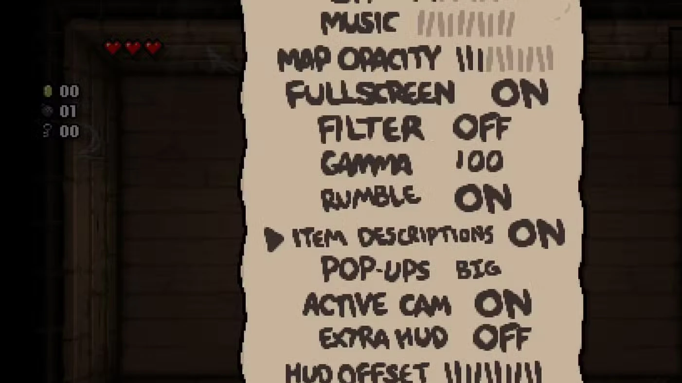 Binding of Isaac Item Descriptions and Found HUD Guide